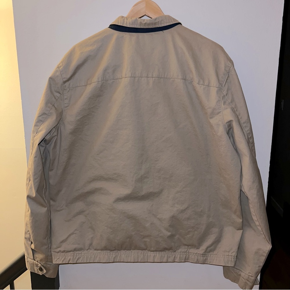 Tommy Hilfiger Tan Plaid Lined Zippered Collared Jacket  XXL - Picture 2 of 10
